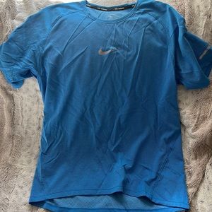 Nike dri fit running shirt blue size XL